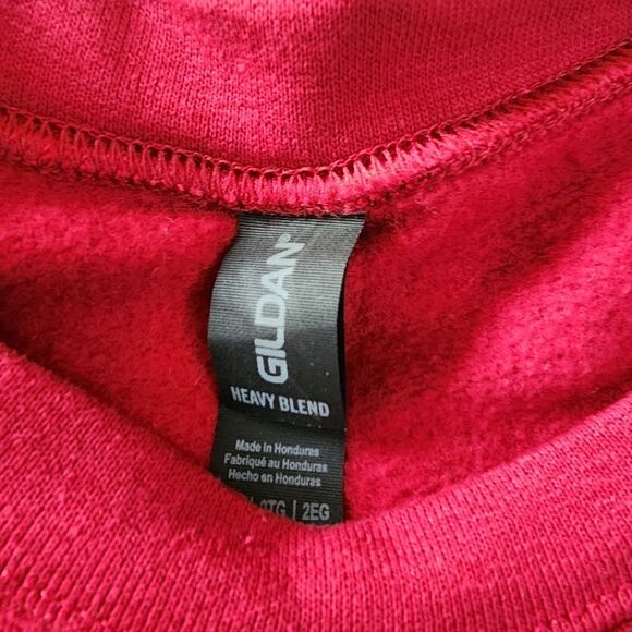 Gildan Heart Red Sweatshirt With Graphics Size 2XL - Picture 5 of 7